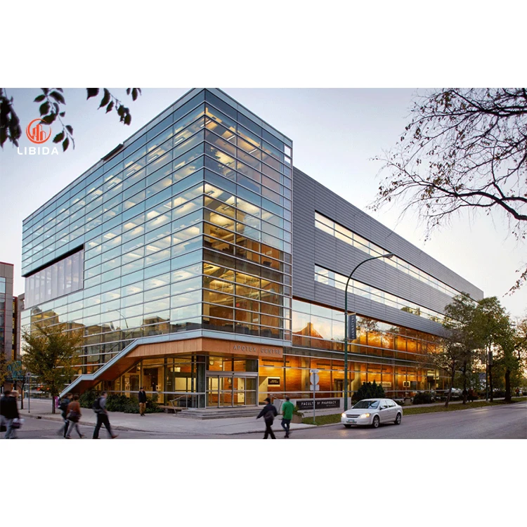 Prefabricated Large Span Steel Structure Buildings Prefab Metal Warehouse Workshop Office Building Factory Shed  Aircraft Hangar