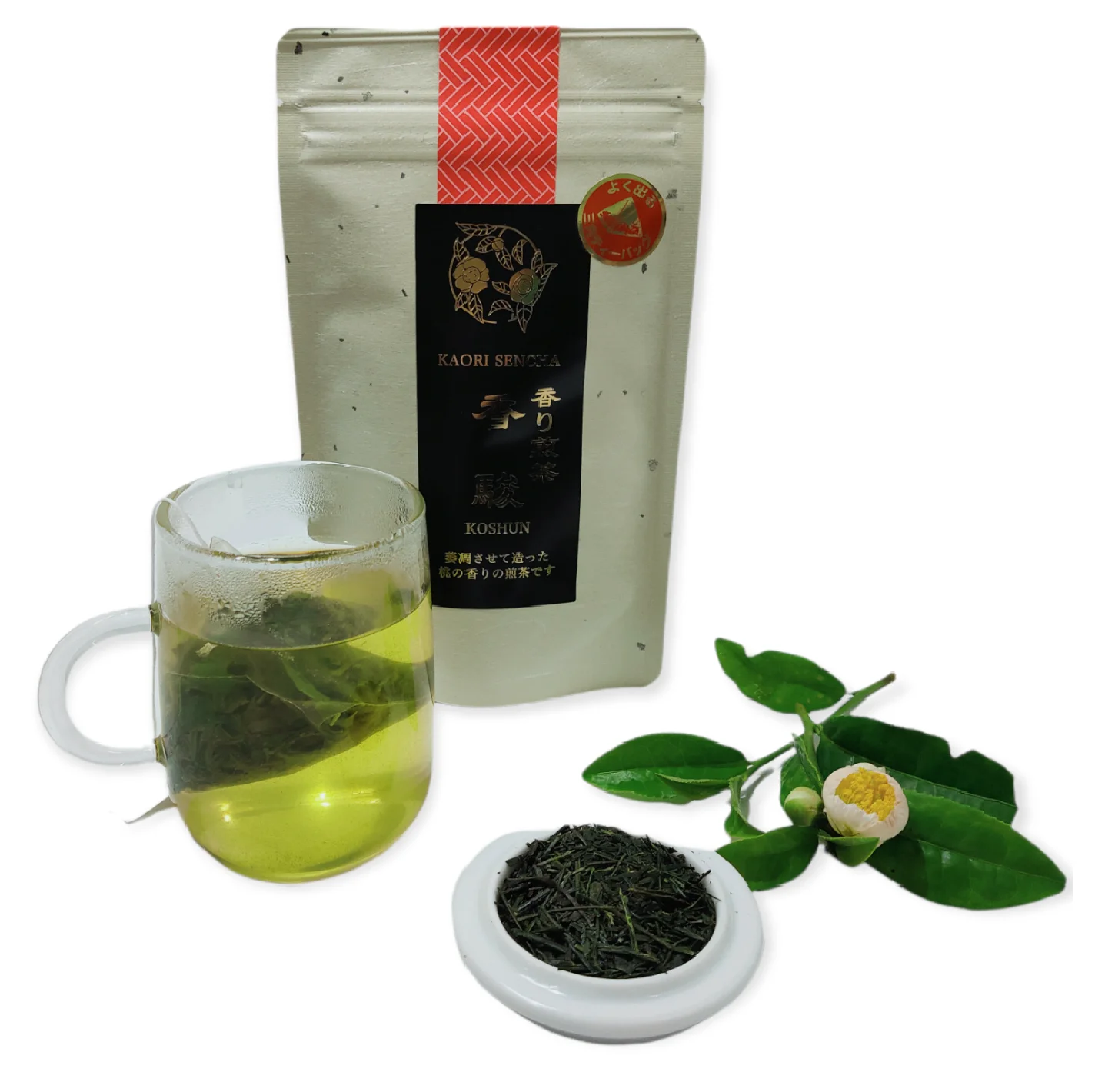 Kaori cha Japan organic natural foods beverages loose powder tea