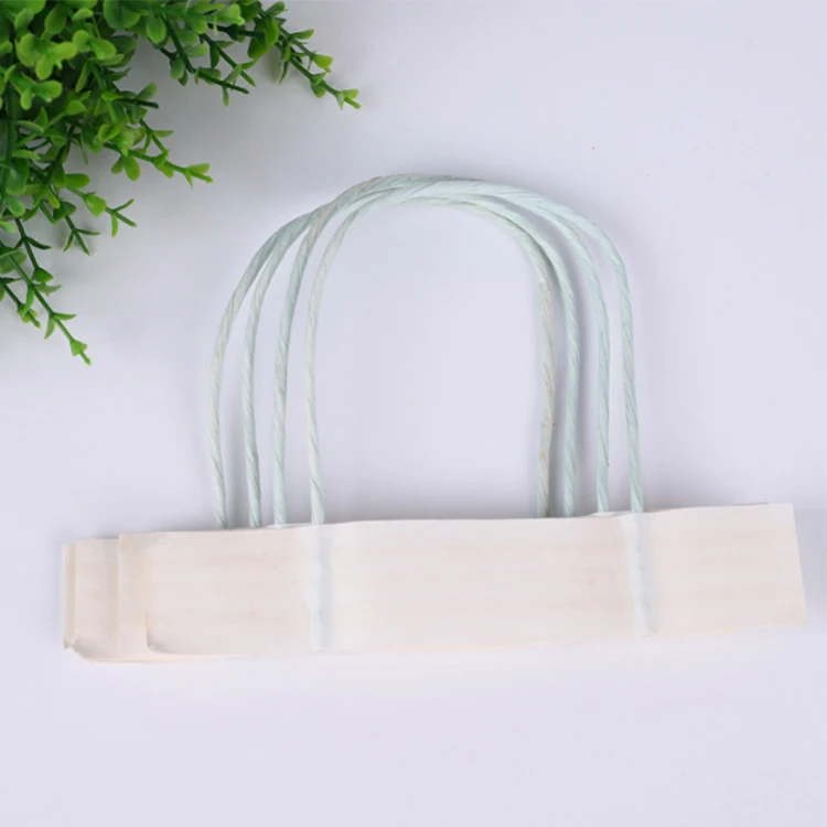 Free sample paper bag twist handle low price kraft shopping bag handles manufacturer
