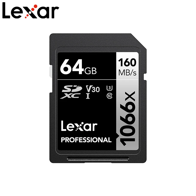 Original Lexar 1066X Memory SD Card 64GB lexar 64GB 128GB 256GB 512GB SD Card Up to 160M/S C10 U3 U1 TF card for Mobile Phone