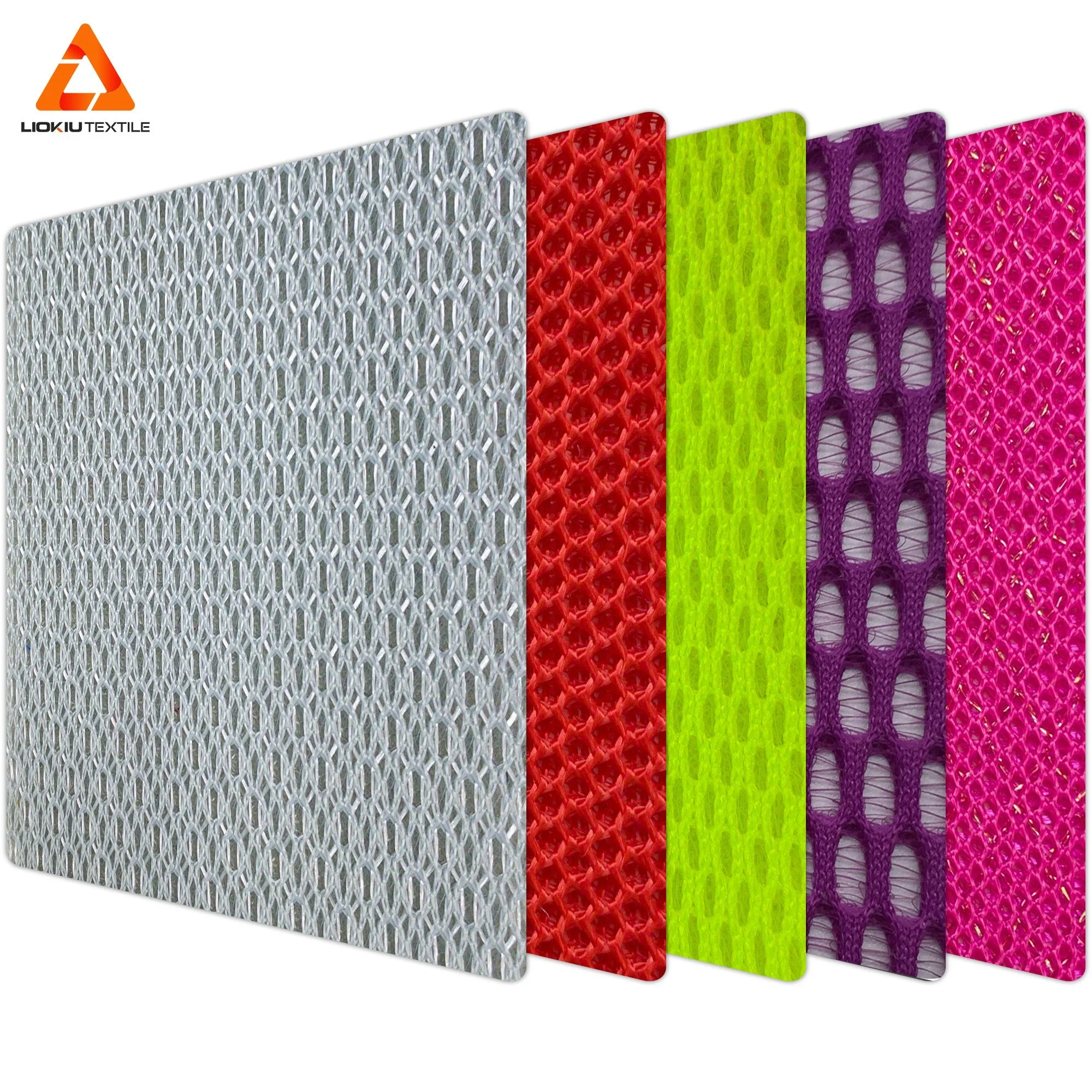 Сетчатая шлейка для собак, поли, трикотажная двухсторонняя сетчатая 3D дышащая сетчатая ткань для обуви, шапок, спортивная одежда