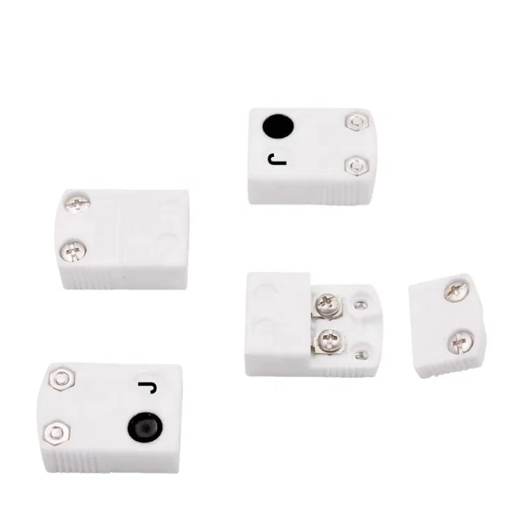 K Type Standard Ceramic Thermocouple Connector N E J T S R B type mini Thermocouple plug