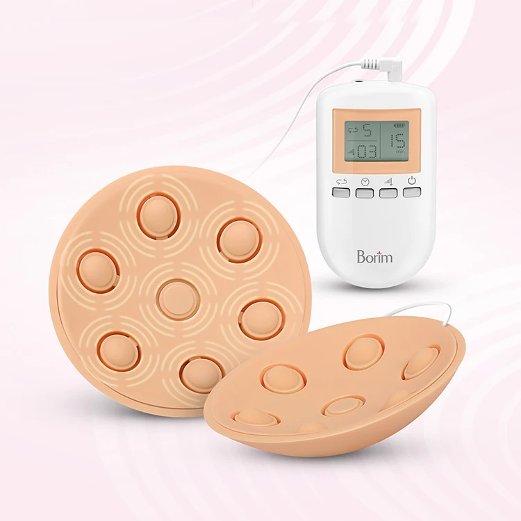 Custom All-Round Silicone Massage Particles Electric Vibrator Rechargeable Healthy Breast Care Massage