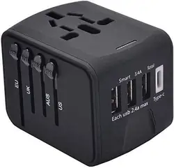 Universal Travel Adapter USB Charger AC Power Adapter UK EU AU US Plug Adaptor