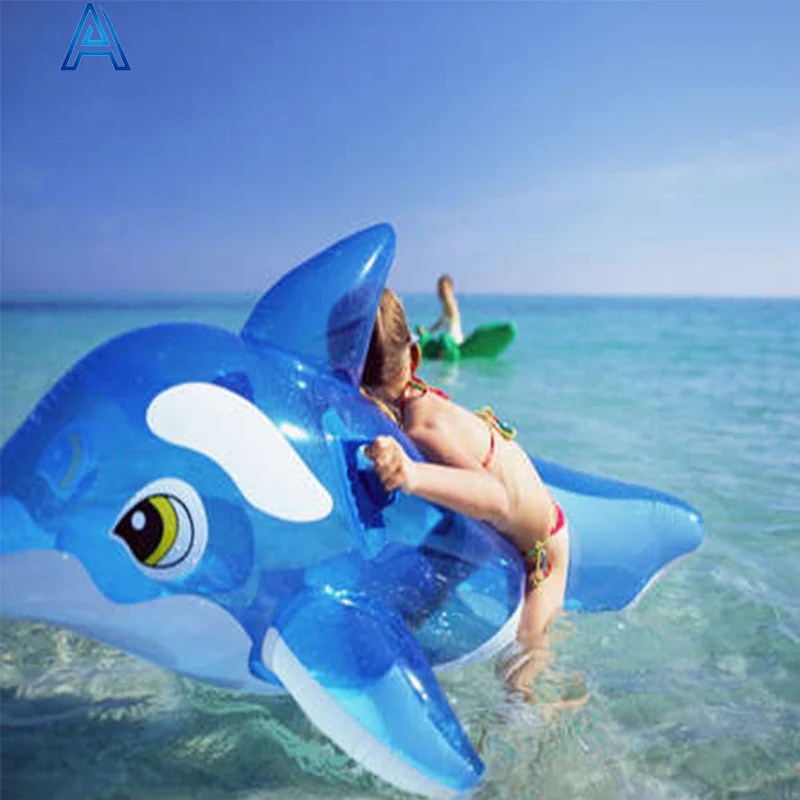 Shark whale fish dolphin inflatable ride on toys water swimming pool float cartoon boat mattress for kids children