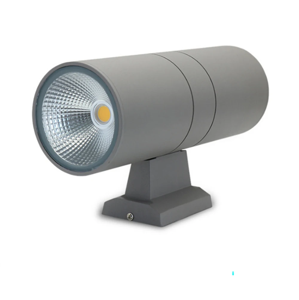 Aluminum IP65 waterproof up and down fixtures outdoor wall light with COB E27 GU10 MR16 for garden villa hotel