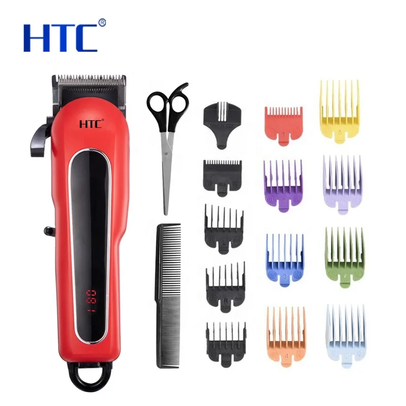  HTC CT-8089 оригинальный волос триммер Беспроводная профессиональная портативная рация с дисплей машинка для