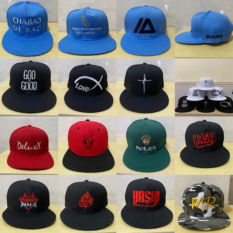 JX Fashion custom Baseball Cap after Explosion Sealed All Wrapped Duck Cap Fitted Style Hip Hop Hat Flat Brim