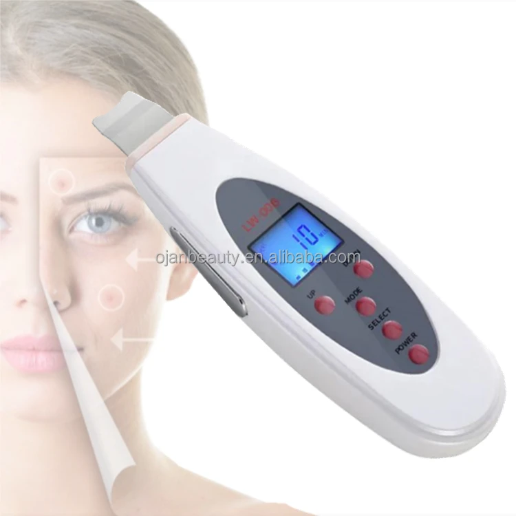 High Quality Ems Vibration Face Spatula Peel Facial Peeling Skin Care Cleaner Sonic Spatula Ultrasonic Skin Scrubber