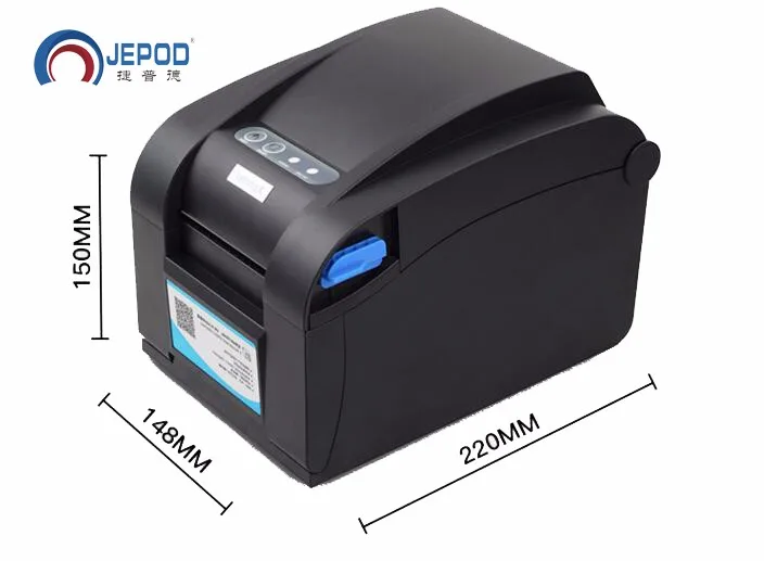 JEPOD XP-358BM paper cheap pos cannon receipt portable blue*tooth thermal printer
