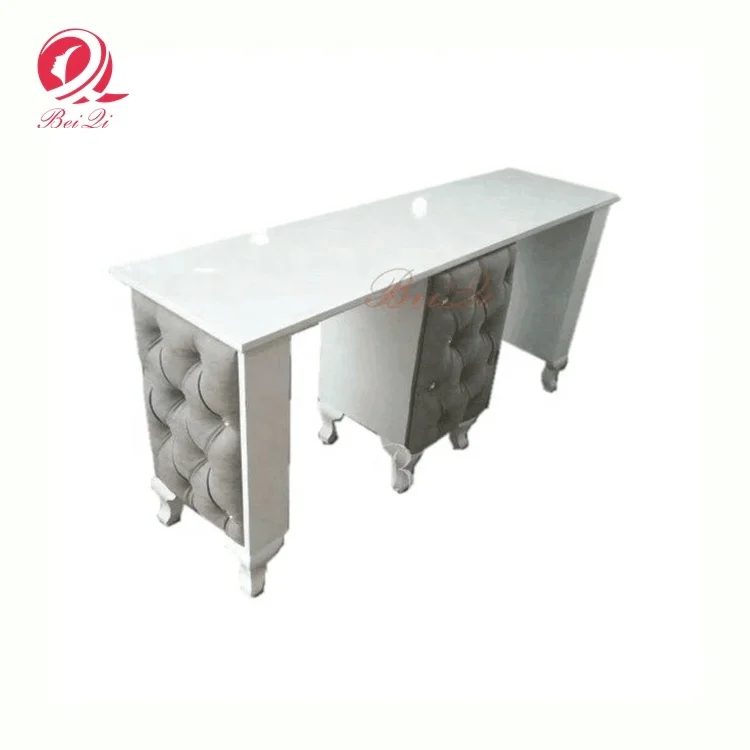 Modern nail salon furniture white mesa manicure portatil acrylic nail table station china manufacturer