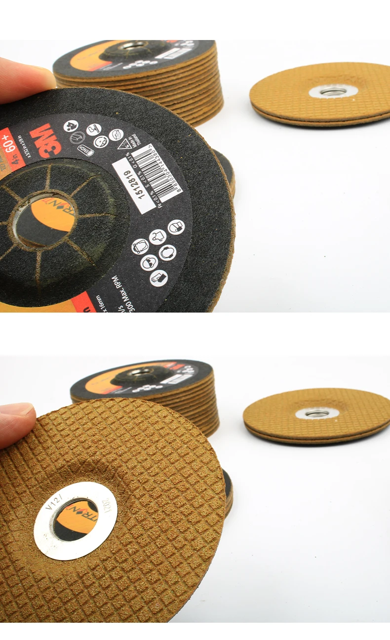 60# 4 inch 100mm 103mm cheap price used for grinding white fused alumina WFA flexible grinding wheel