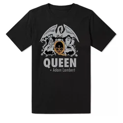 Mens Streetwear Loose Half Sleeve T-shirts popular logo printed trend short sleeve Cotton Tee Men rock bands t-shirt