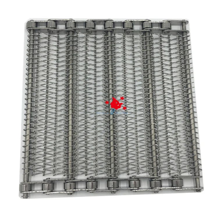 Ningjin Stainless Steel or mild steel roller chain driven belt Slat Belt Chain Conveyor belt