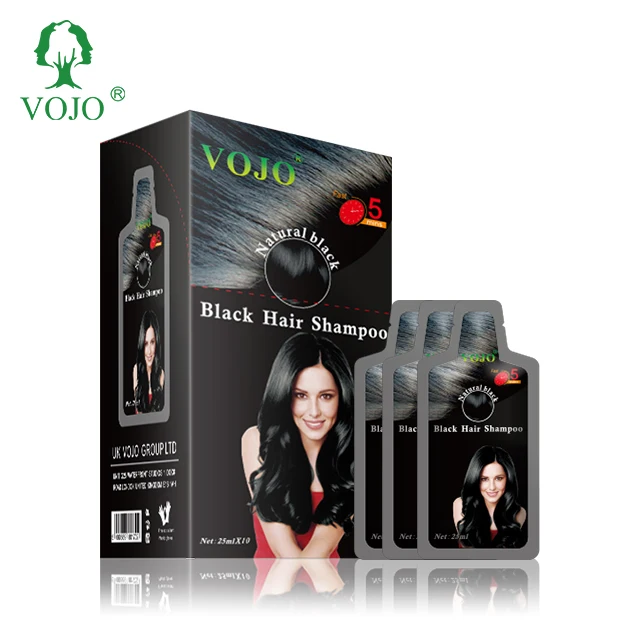 100% natural herbal formula no ammonia free black hair dye shampoo cover grey hair