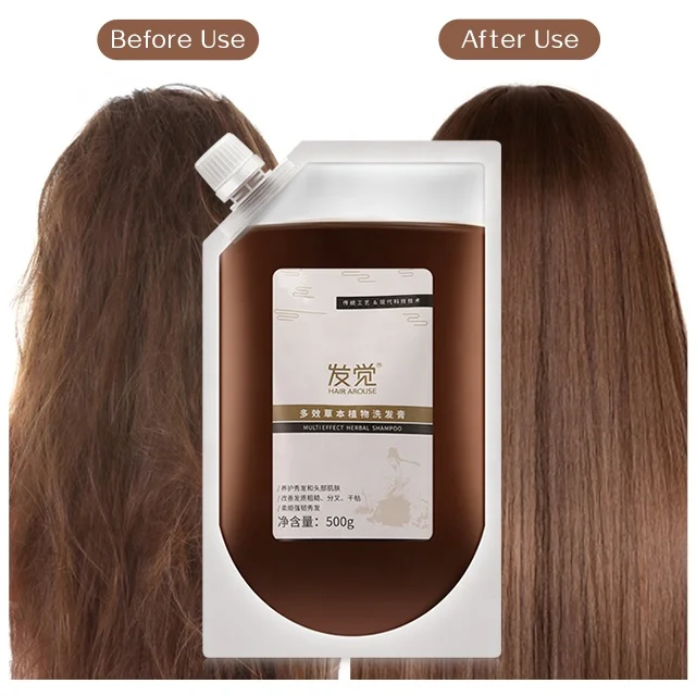 500G High Quality Hair Shampoo Factory In Guangzhou Shampooing Pour Cheveux Plant Extract Herbal Private Label Shampoo Cream