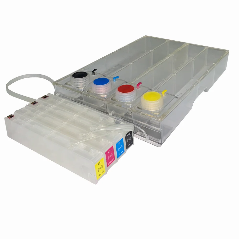 Wel-Try HP980 CISS  enterprise  hp980XL Continuous Ink Supply System Compatible with arc chip for hp x555 x585 Inkjet Printers