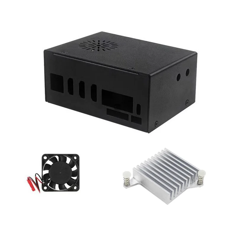 Orange Pi 3B Metal Shell Orange Pi 3B Box with Cooling Fan Cooling Optional Antenna