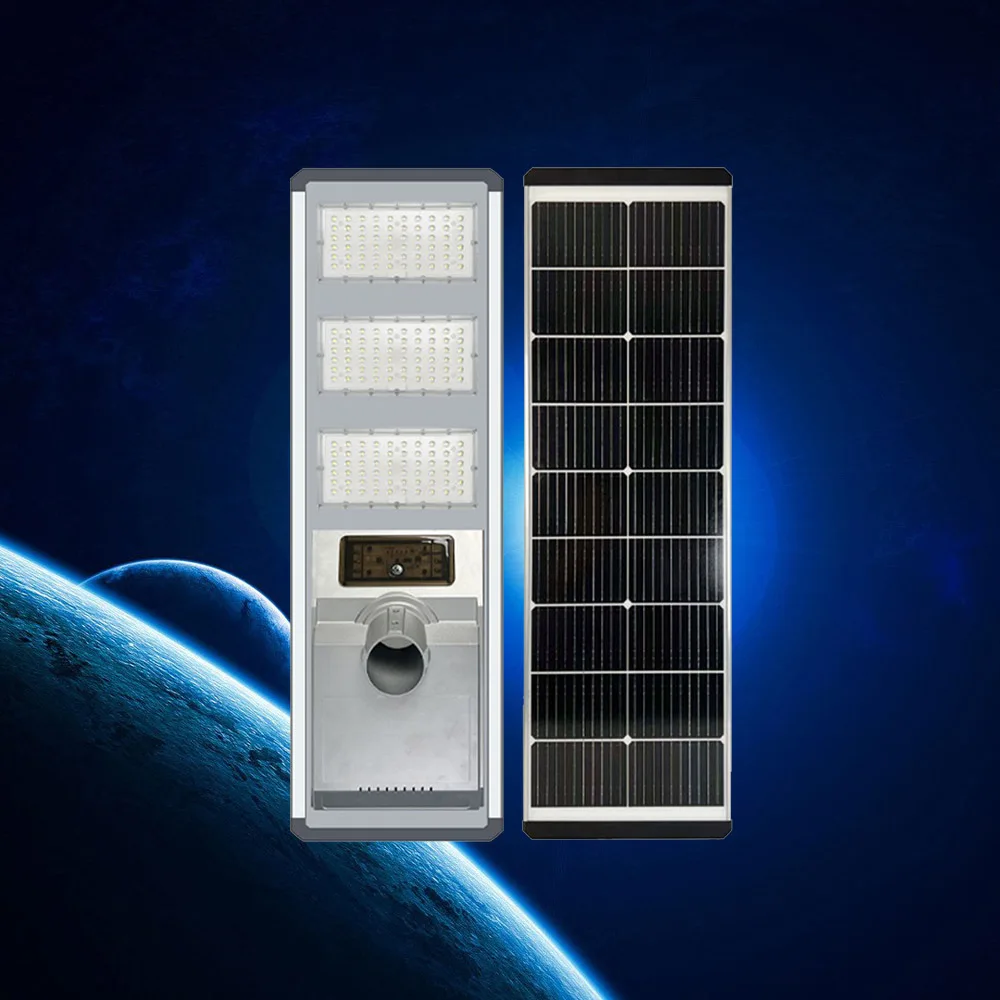 200W Street Solar Lights Aluminum All In One Integrated JD-H200 Street Solar Powered Lights For Outdoor Road Pathway