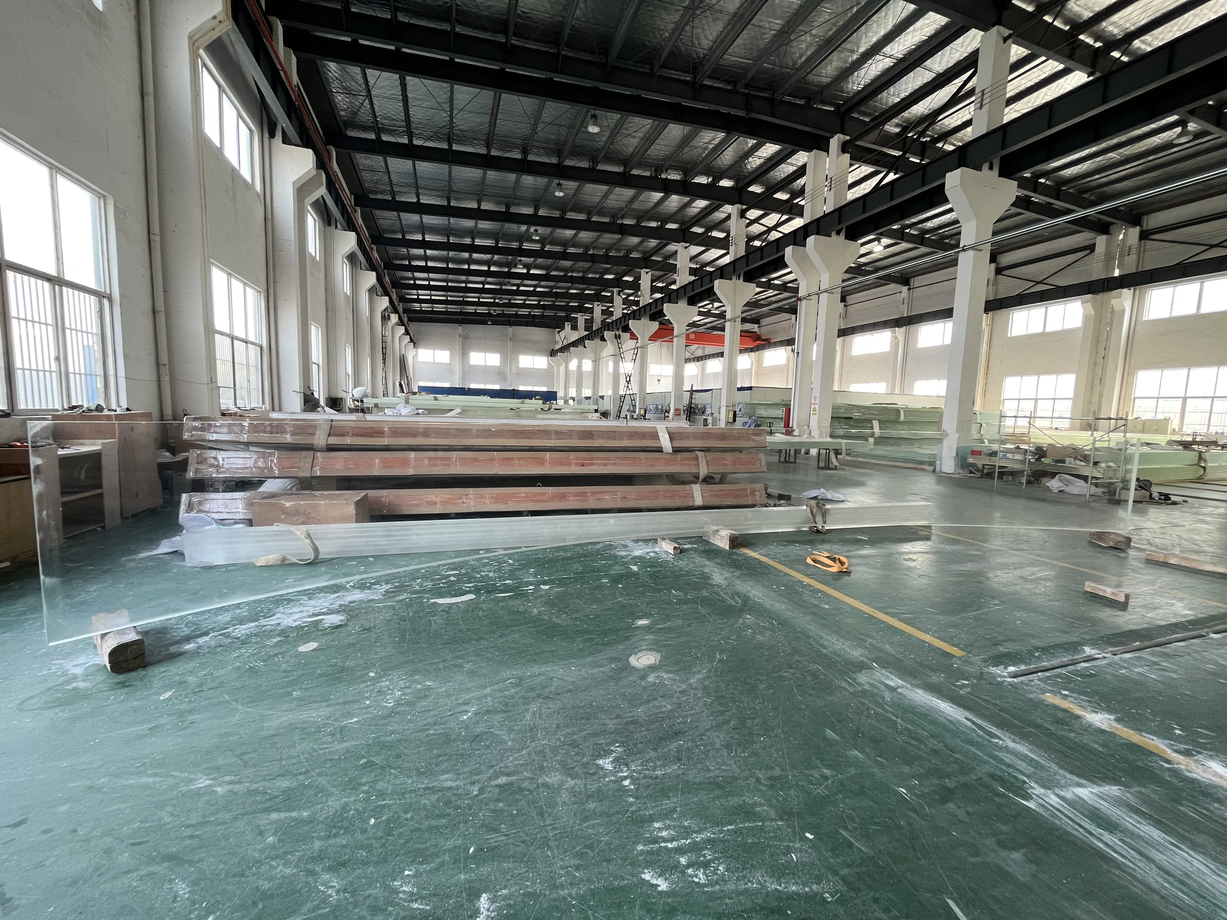 Decorative Large 100Mm Thick New Style Large Swimming Pool, Round Acrylic Swimming Pool