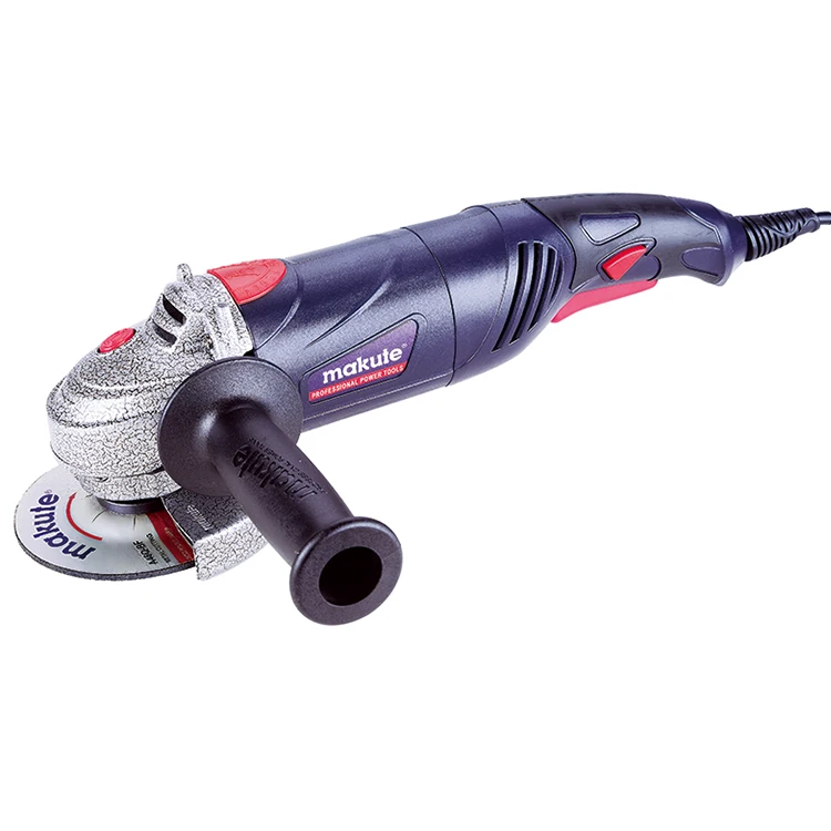 MAKUTE 100mm 115mm 125mm best quality variable speed 1400w rotary handle Angle grinder