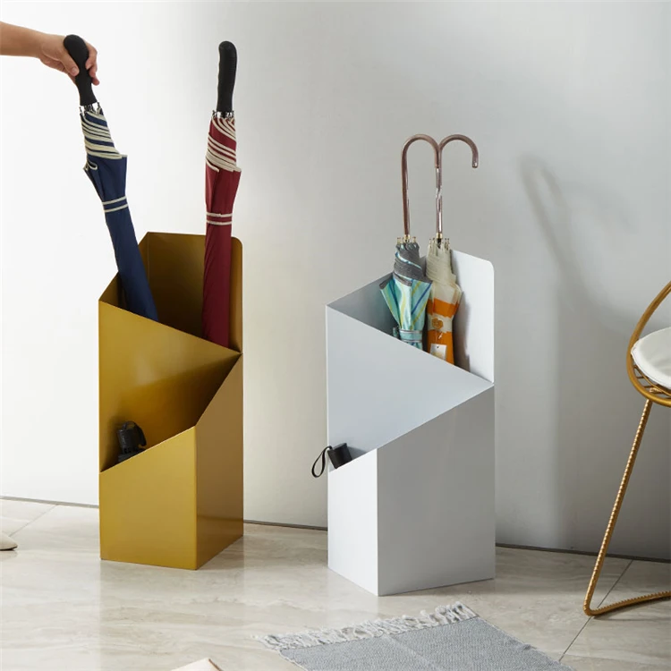 Excellent Quality Movable Acrylic Umbrella Stand Rectangular Sturdy Indoor Umbrella Holder