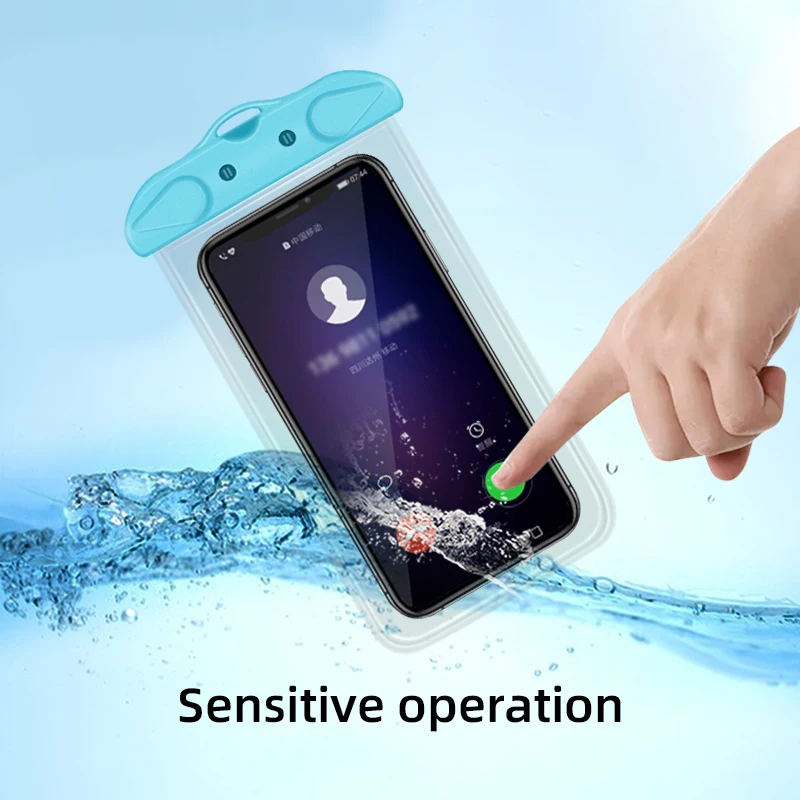 Ipx8 Waterproof Dry Bag PVC Mobile Phone Cellphone Case Waterproof Phone Pouch For Travel Beach Swimming Diving
