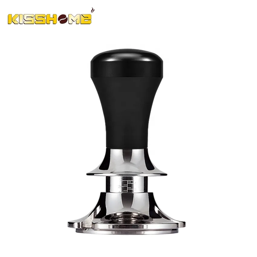 Coffee Powder Hammer Espresso Anti Distributor Stainless Steel 51MM 53MM 58.5MM Adjustable Depth Calibrated Coffee Tamper
