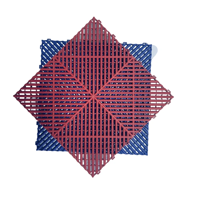 PP Environmental Protection Garage Easy Clean  Car Wash Room Non-Slip Interlocking Floor Mat