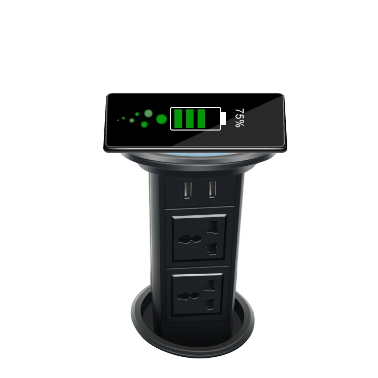 Low MOQ 15 amp electronic table desk mounted socket shenzhen 13a usb  germany built-in kitchen countertop desktop socket