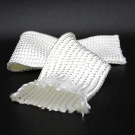 High Silica Glass Fiber Braided Sleeve For High Temperature Protection