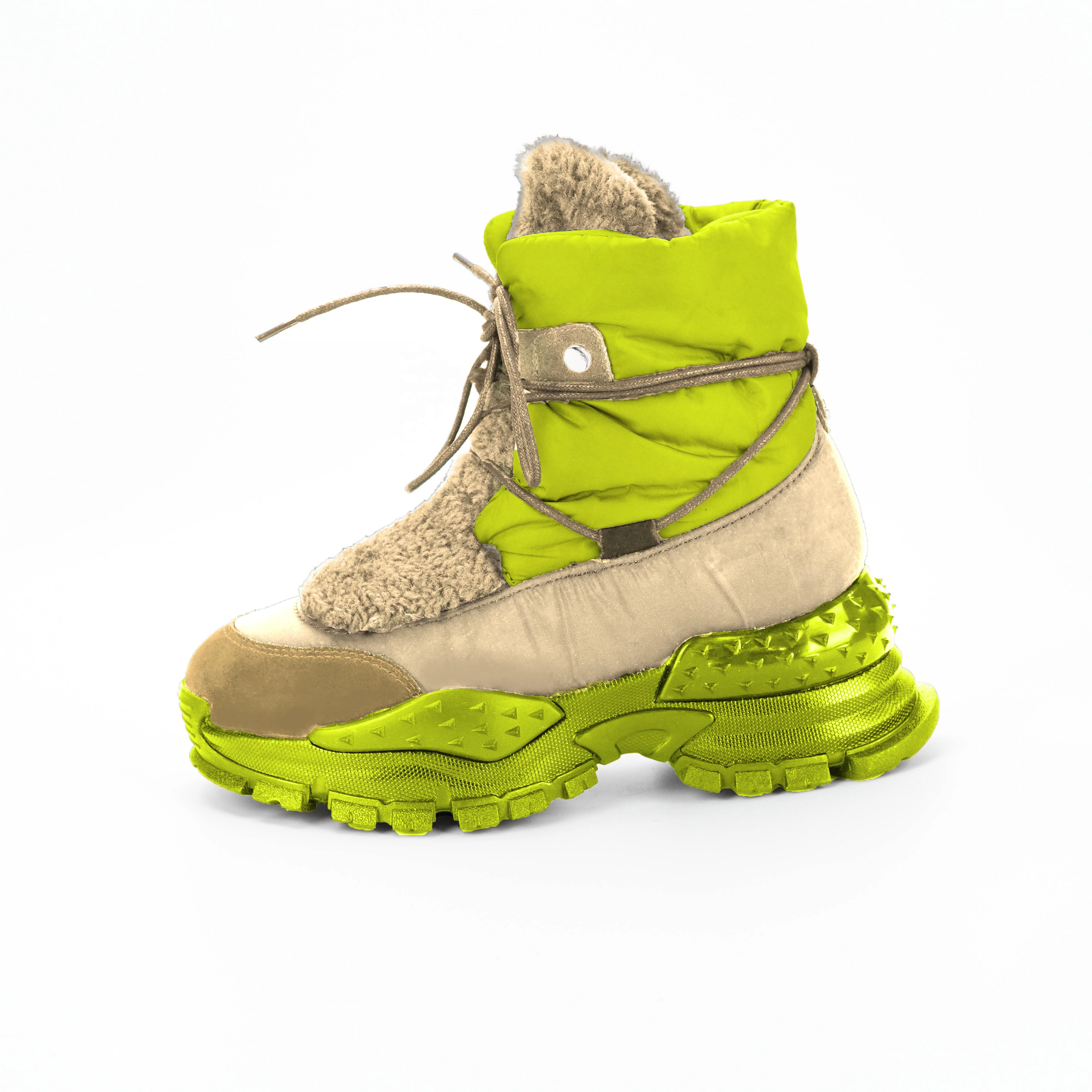 2022 нейлоновые черные зимние меховые ботинки на шнуровке, новинка, женские зимние ботинки до щиколотки для дам