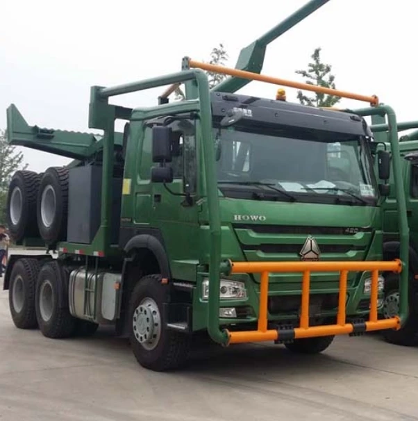 HOWO 6x6 внедорожник 420hp, грузовик с лесозаготовками для Гайаны