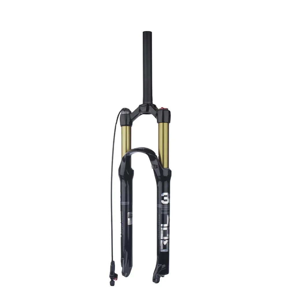 BOLANY Mountain Bike Air Suspension 26/27.5/29Inch 120mm magnesium alloy Bicycle Fork Quick Release MTB Bicycle fork