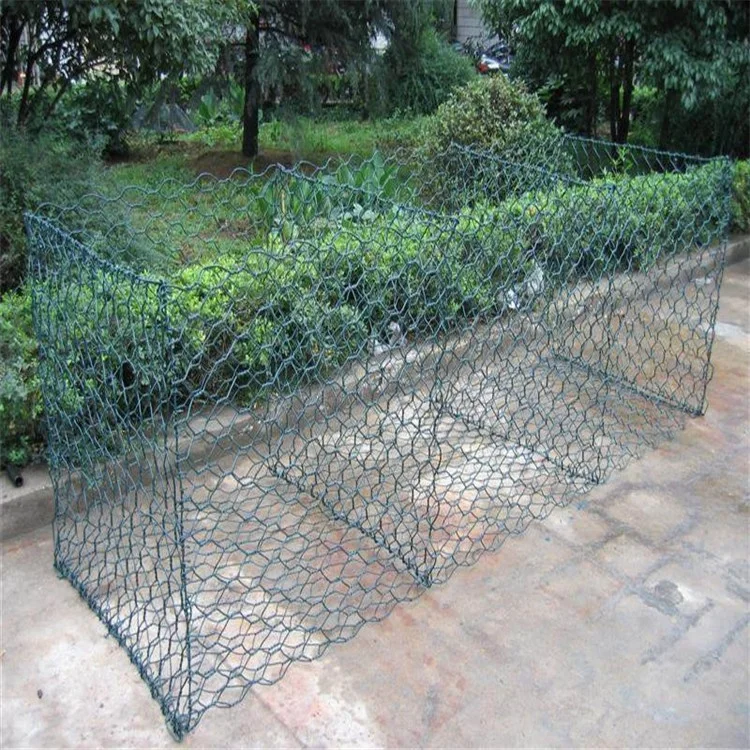 Special Made PVC Coated Gabion Basket Gabion Cloture Mattress 6*2*1m Gabion Baskets For River Use
