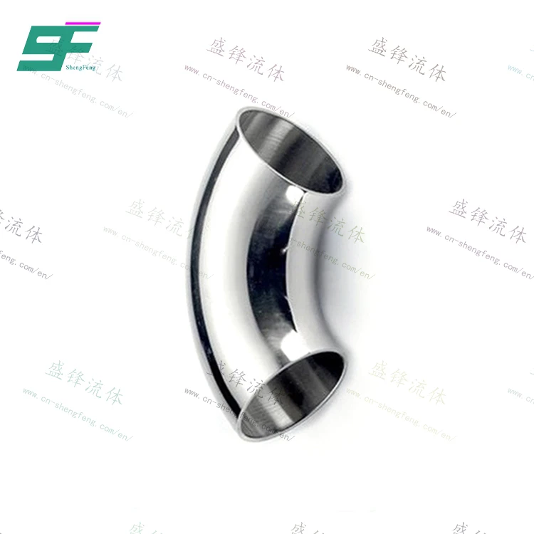 ShengFeng L2KS Weld Ends 45 Degree Sanitary Long Elbow