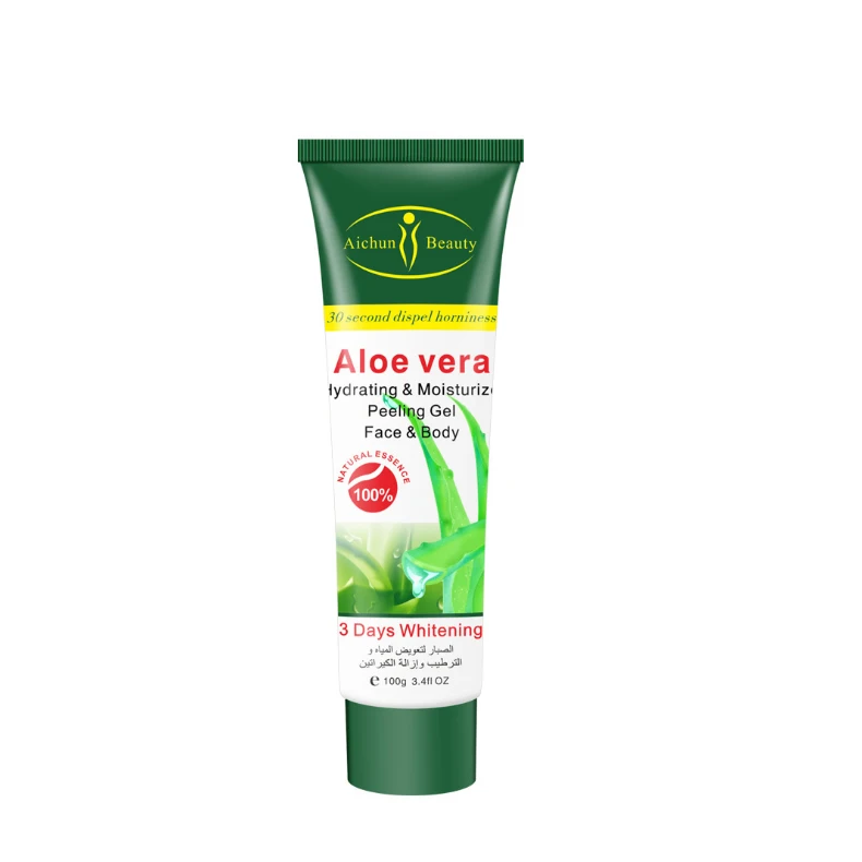 
Aloe Exfoliating Cream Scrub Peeling Gel Face Body Skin Moisturizing Facial Whitening Cream Exfoliating Facial Peeling Gel  (1600225688908)