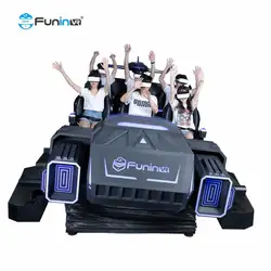 Professional New Technology Virtual Reality 9D Cinema Seats Cinema Simulator Vr Dark Mars Vr 9D Black Unisex Indoor 6 Players