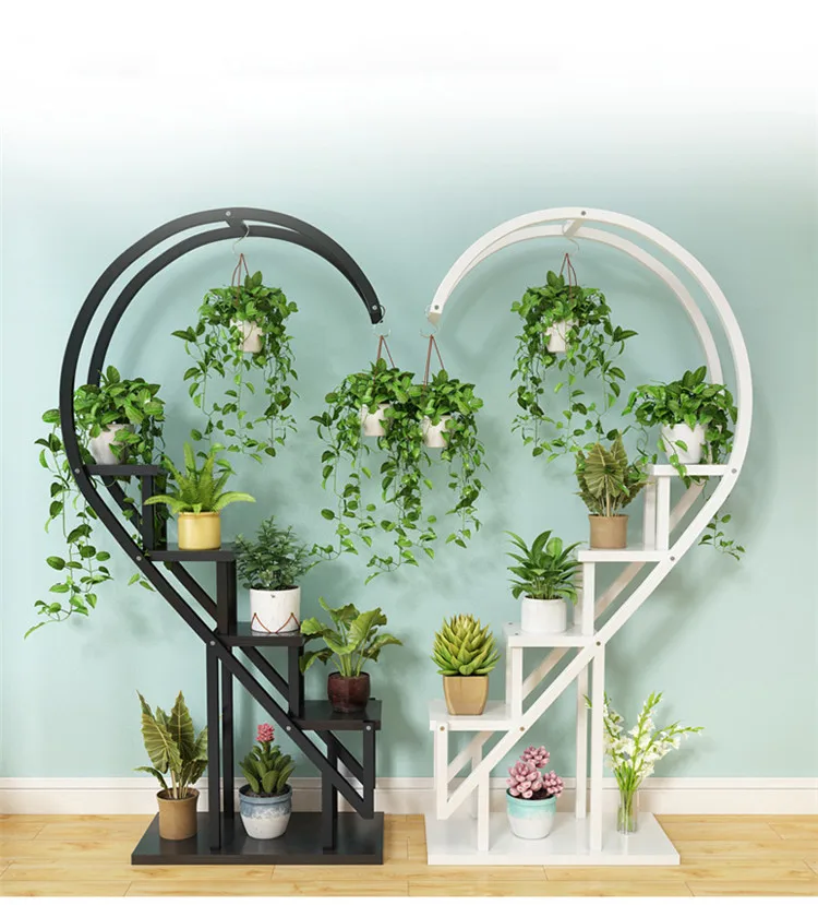 New flower pot shelf Top sale modern metal flowers plant shelf stand/metal flower pot shelf