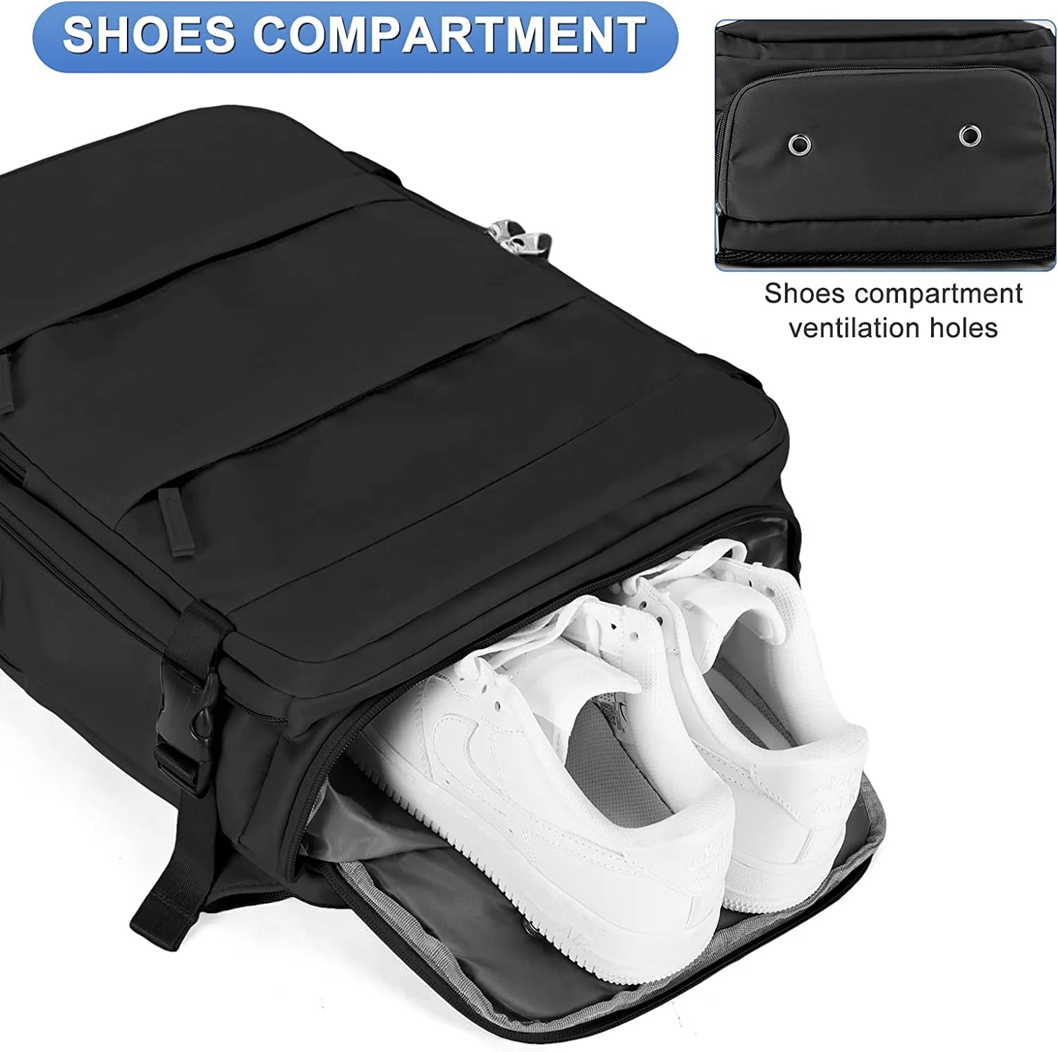 Custom Unisex Waterproof Large Sports Travel Luggage Laptop Backpack Airline Approved