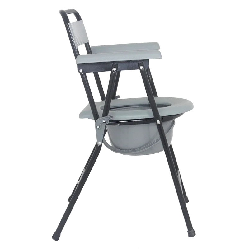 wholesale medical portable electric wheelchair toilet move wheel nursing patient transfer lift commode chair for elderly