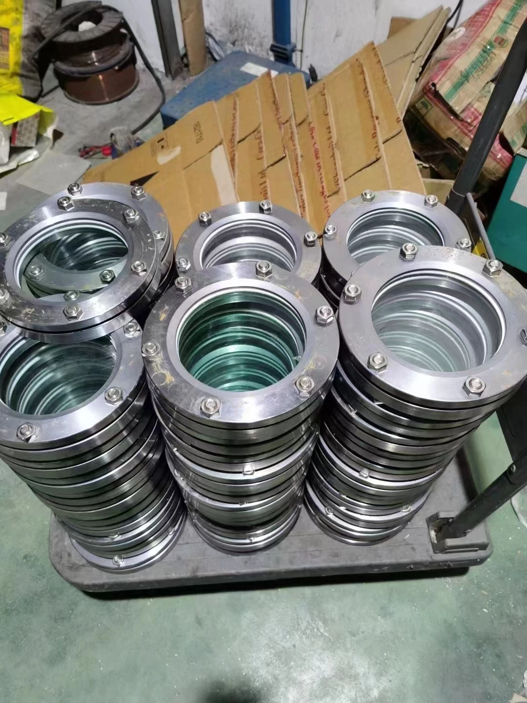 Stainless steel explosion-proof lamp scraper view mirror manhole pressure vessel reactor scraper lamp window hand hole