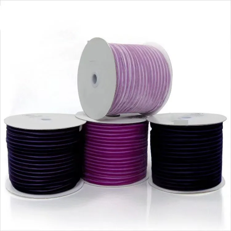 Wholesale velvet ribbon silk ribbons single double side 10mm red velvet ribbon roll