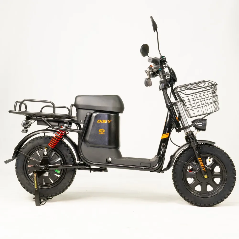 Factory outlet OEM electric bike Monster Traveller 1500W motor 60V30AH big battery ebike with Trunk delivery electric bicycle