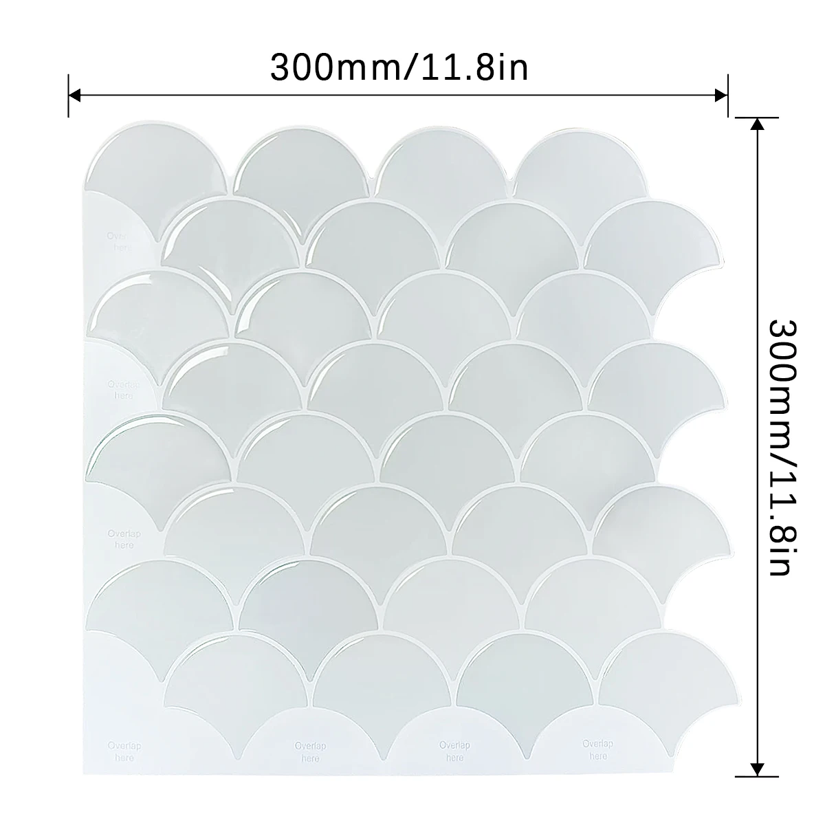 Gray color 12x12 backsplash tile peel and stick design products smart vinyl tile