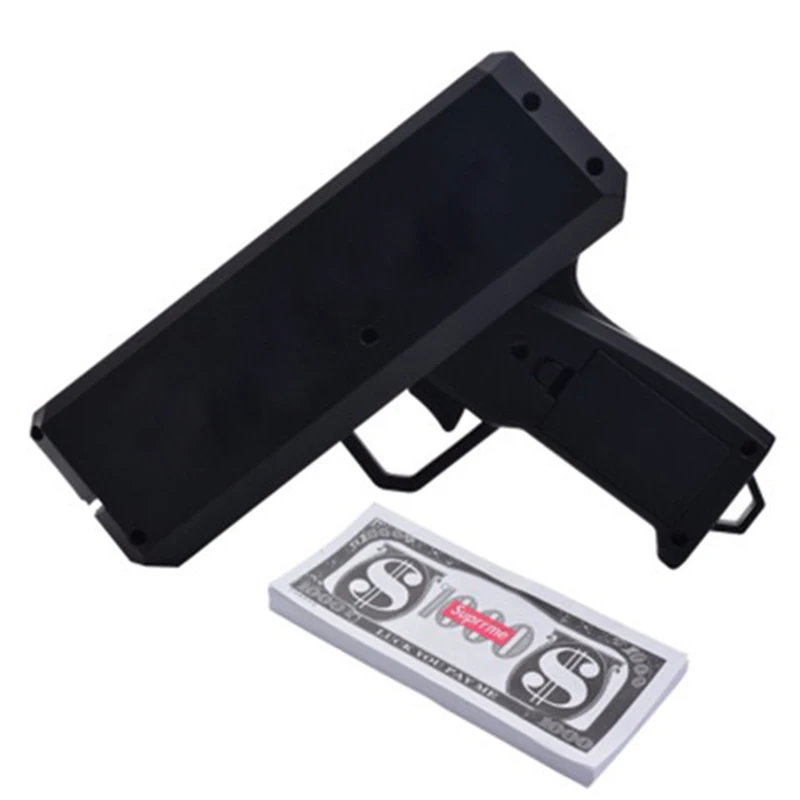 
Creative Amazon Hot OEM Logo Available Christmas Gift Toy Gun Money Spray Cash Cannon Money Gun/ 