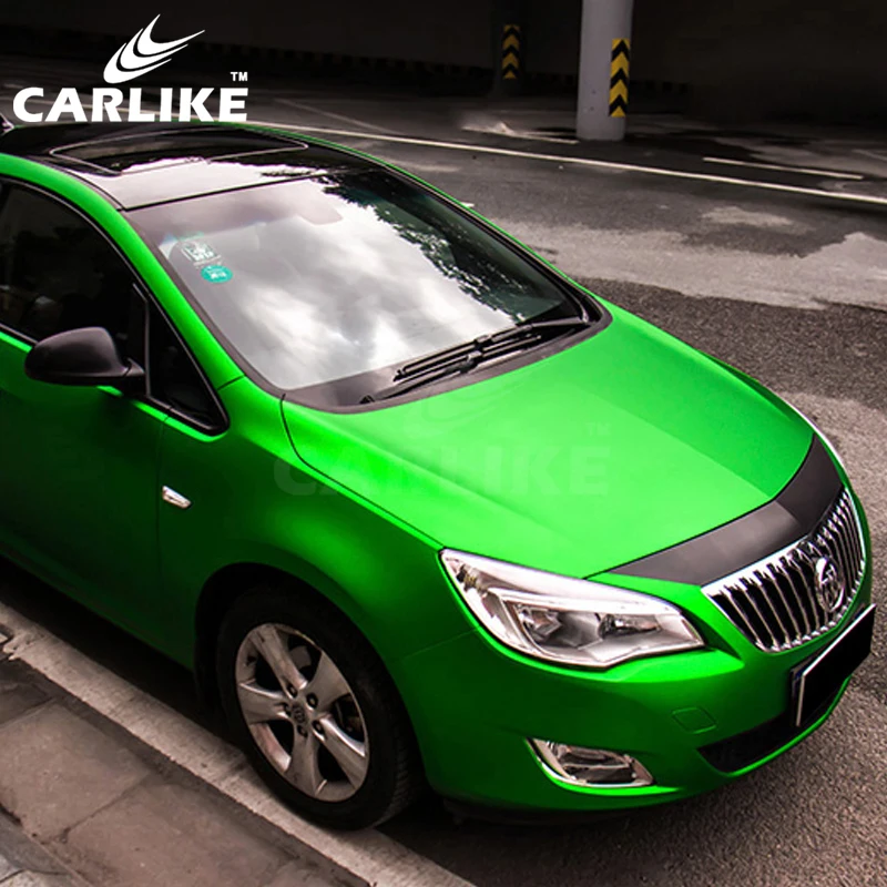 CARLIKE CL-CM-02 хром матовый зеленый воздух Бесплатная украшение автомобиля