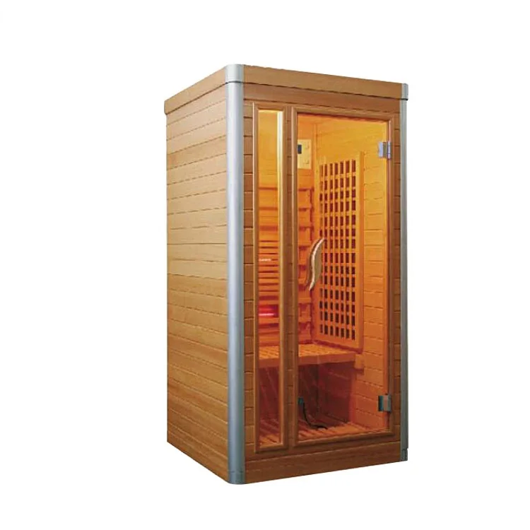 Mobile Hammam Sauna 1 Person Far Infrared Indoor Sauna Room Fico Kits