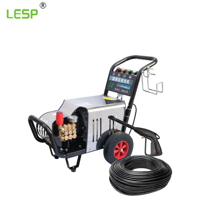 High working efficiency street brush sweeper/high pressure cleaner