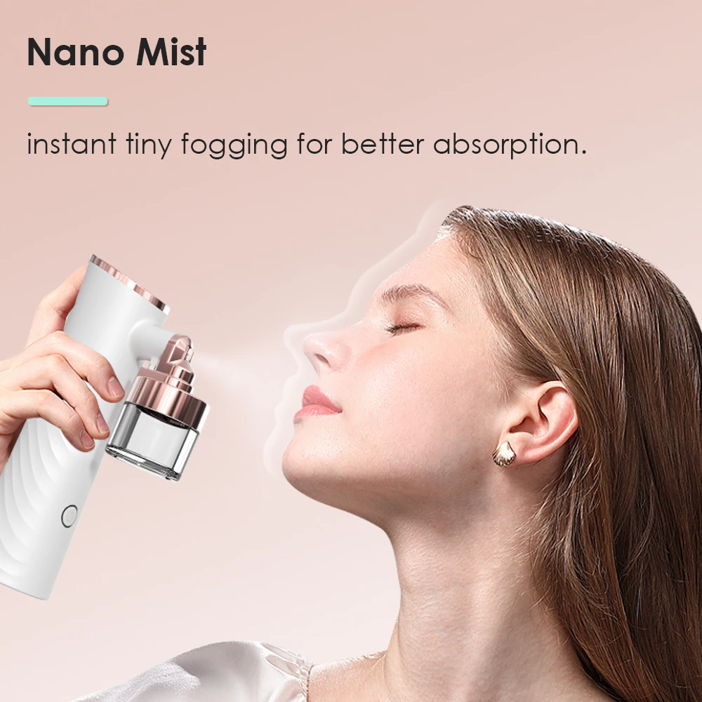 Synogal Portable 2 in 1 hyperbaric facial mist sprayer nano spray gun face moisturizing oxygen jet